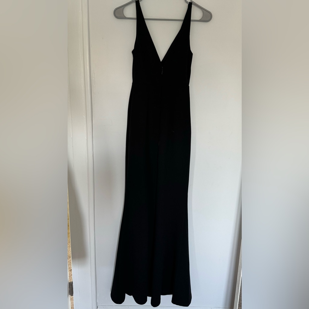 Floor Length Black Size Xxs Lulus Dress Form Fitting